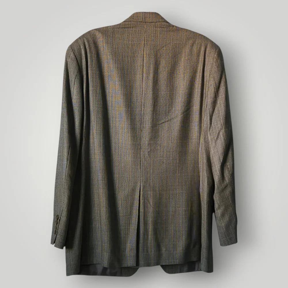 Lauren Ralph Lauren Mens 42R Sport Coat Blazer Silk Wool Tan‎ Houndstooth Canada